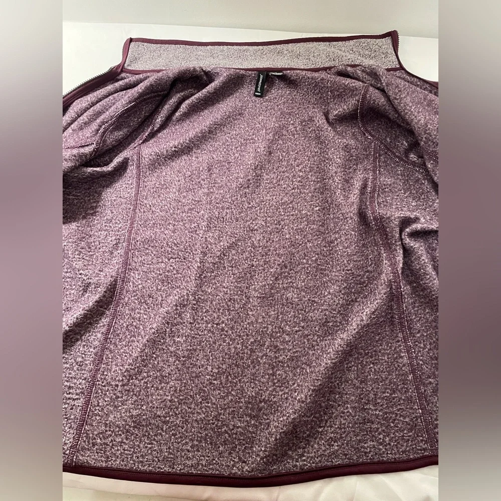 Jason Maxwell Full Zip Fleece Jacket with Pockets Purple Size 1X - Picture 7 of 16